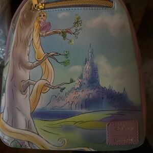 Loungefly Disney Rapunzel Backpack - Blue and Green